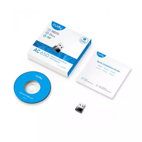 CUDY WU650 650Mbps Wi-Fi Dual Band USB Adapter-gallery-1