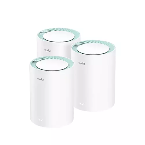 CUDY M1300 AC1200 WHOLE HOME MESH WIFI GIGABIT ROUTER (3 PACK)