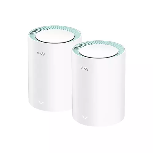 CUDY M1300 AC1200 WHOLE HOME MESH WIFI GIGABIT ROUTER (2 PACK)