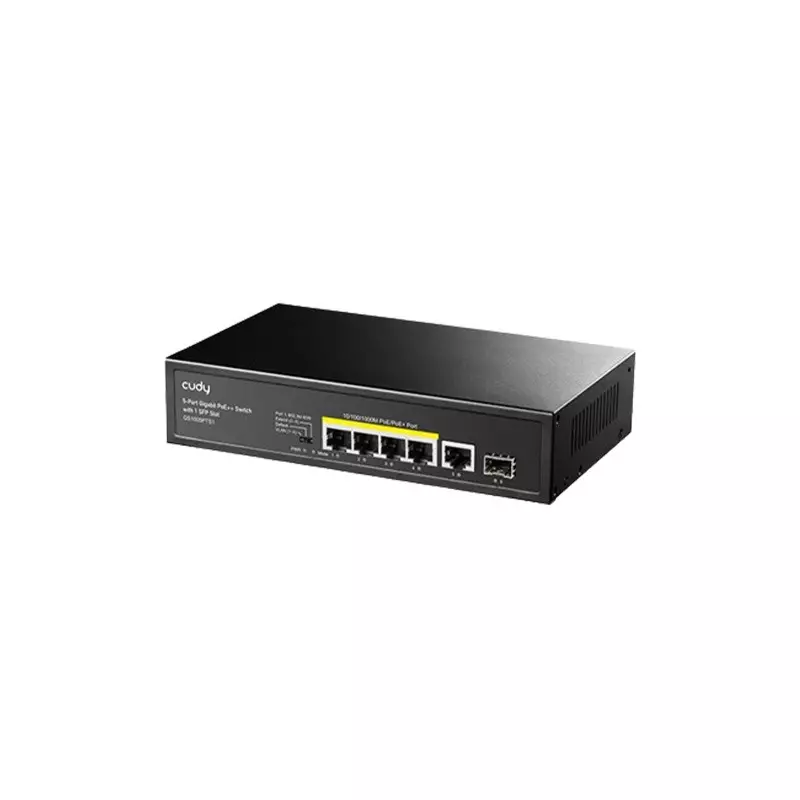 Cudy GS1005PTS1 5-Port Gigabit PoE+ Desktop Switch with 1 SFP Slot-1