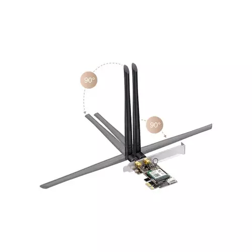 Cudy WE3000 V2 AX3000 Dual-Band Wi-Fi 6 PCIe Adapter-gallery-3