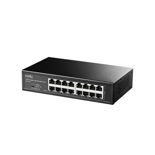 CUDY GS1016E 16-Port Gigabit Light Managed Switch-1