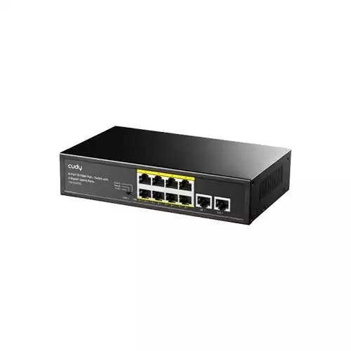 Cudy FS1010PG 8 Port PoE+ Switch with 2 Uplink Ports