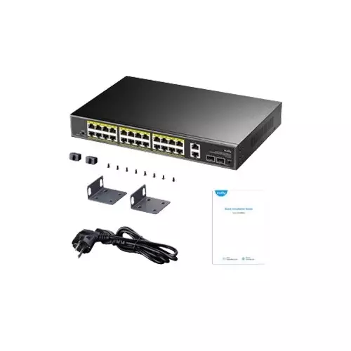Cudy GS1026PS2 24-GbE PoE Switch with 2 Uplink GbE and 2 Uplink SFP - 2