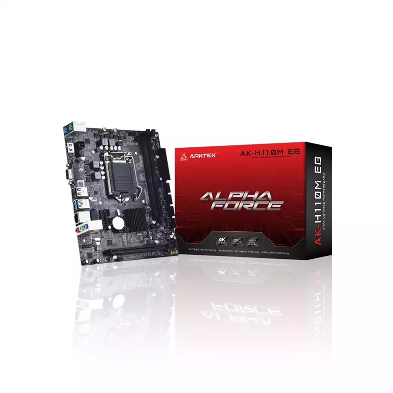 ARKTEK AK-H110M EG 7TH GEN LGA 1151 SOCKET MOTHERBOARD