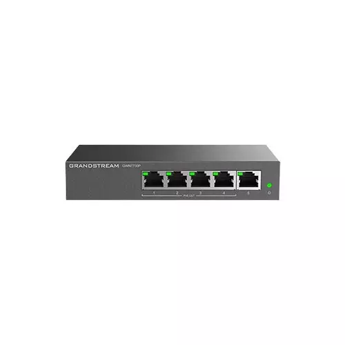 Grandstream GWN7700P 5 Port Gigabit PoE Network Switch