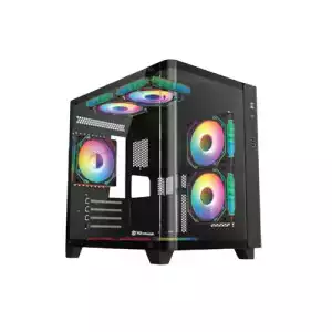 Revenger Air Tank Mini 5 ARGB Fans Mid Tower Micro ATX Black Gaming Desktop Case