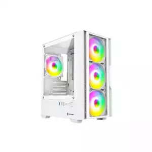 Revenger PHANTOM X Mid Tower Micro ATX Gaming Desktop case (white)