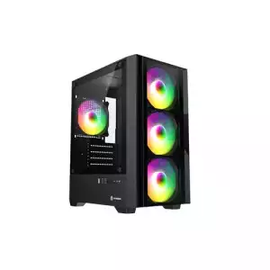 Revenger PHANTOM X Mid Tower Micro ATX Gaming Desktop case (Black)