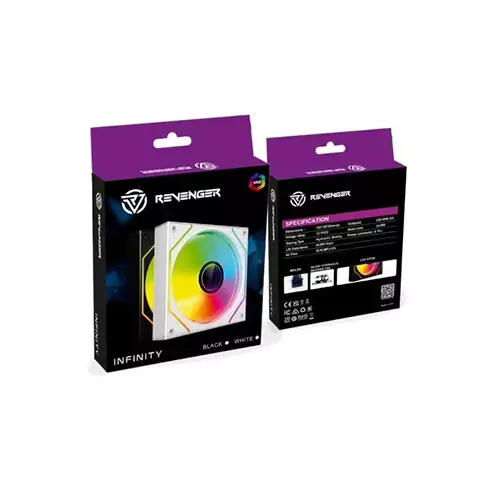 REVENGER INFINITY ARGB PWM FAN - White