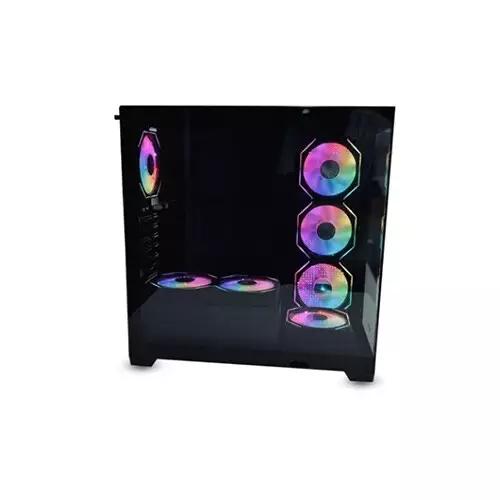 Revenger INFINITY 7 ARGB Fans Full Tower Gaming Case - Black-gallery-1