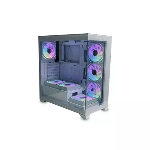 Revenger INFINITY 7 ARGB Full Tower Fans Gaming Case - White