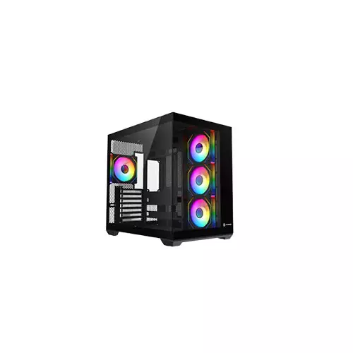 Revenger AIR SPACE BTF 4 ARGB Infinity Fan ATX Black Gaming Case