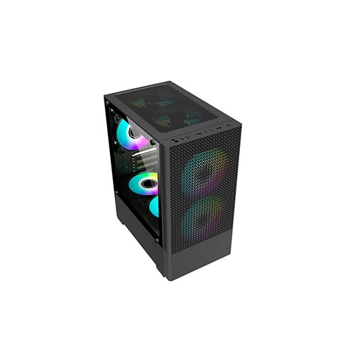 Revenger FIRE 2 Mesh Desktop Gaming Case with 350 Watt PSU - 2