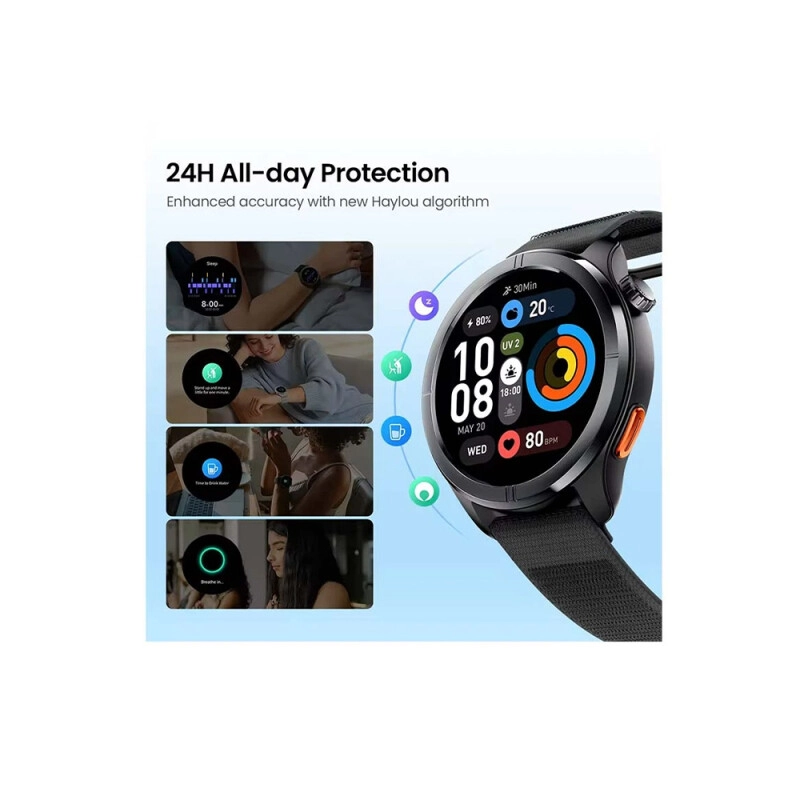 Haylou Solar Neo 2 AMOLED Bluetooth Calling Smart Watch - 1