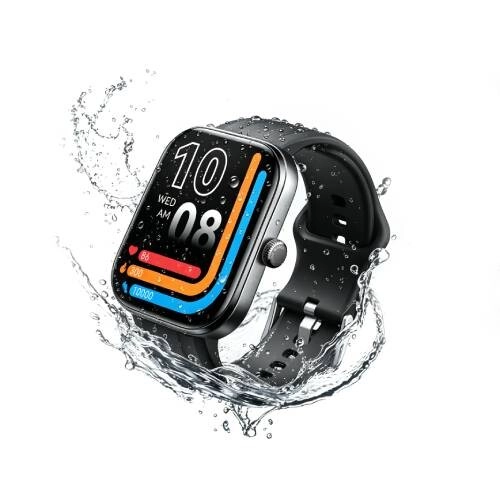 Haylou Watch Faro 2.01 Inch Black Bluetooth Smart Watch - 3