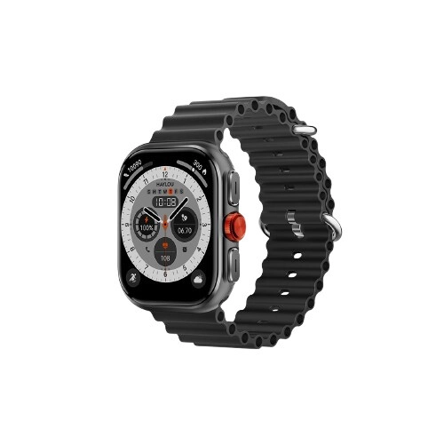 Haylou Velo 1.96 Inch AMOLED Display Smart Watch (Black) - 1