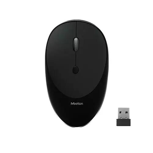 Meetion MT-R600 Wireless Optical Mouse Mouse (Black)