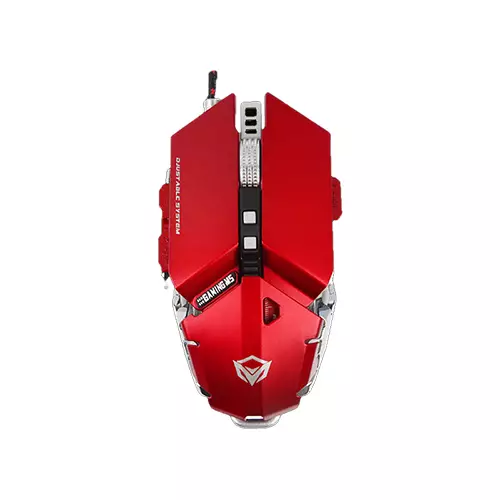 Meetion MT-M985 Metal Mechanical Programmable Gaming Mouse (Red)