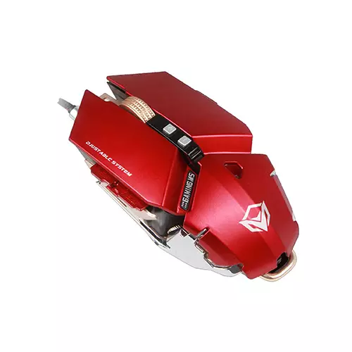 Meetion MT-M985 Metal Mechanical Programmable Gaming Mouse (Red)-gallery-1