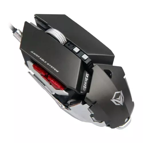 Meetion MT-M985 Metal Mechanical Programmable Gaming Mouse (Grey)-gallery-1
