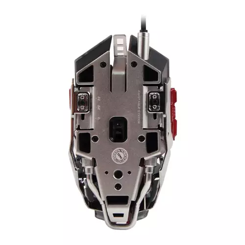 Meetion MT-M985 Metal Mechanical Programmable Gaming Mouse (Grey)-gallery-2