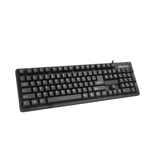 Meetion MT-K202 Waterproof USB Wired Keyboard (Black) - 1