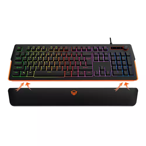 Meetion MT-K9520 RGB Magnetic Wrist Rest Gaming Keyboard-1