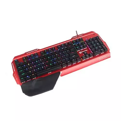 MeeTion MT-MK20 Full Key Anti-Ghosting Metal Mechanical Gaming Keyboard (RED) - 1