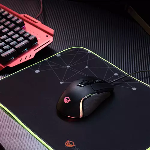 Meetion MT-PD120 Rubber Led RGB Gaming Mouse Pad-gallery-2
