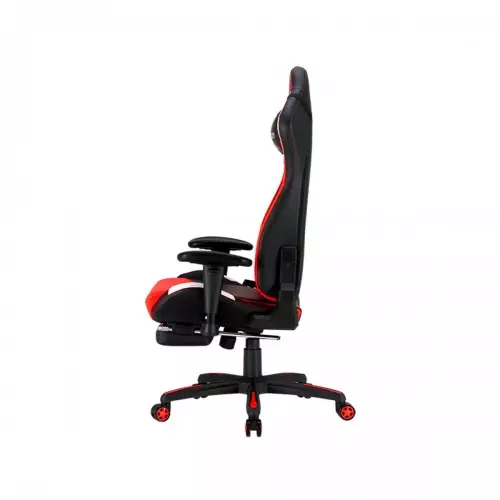 MEETION MT-CHR22 LEATHER RECLINING E-SPORT FOOTREST GAMING CHAIR (Red)-gallery-2