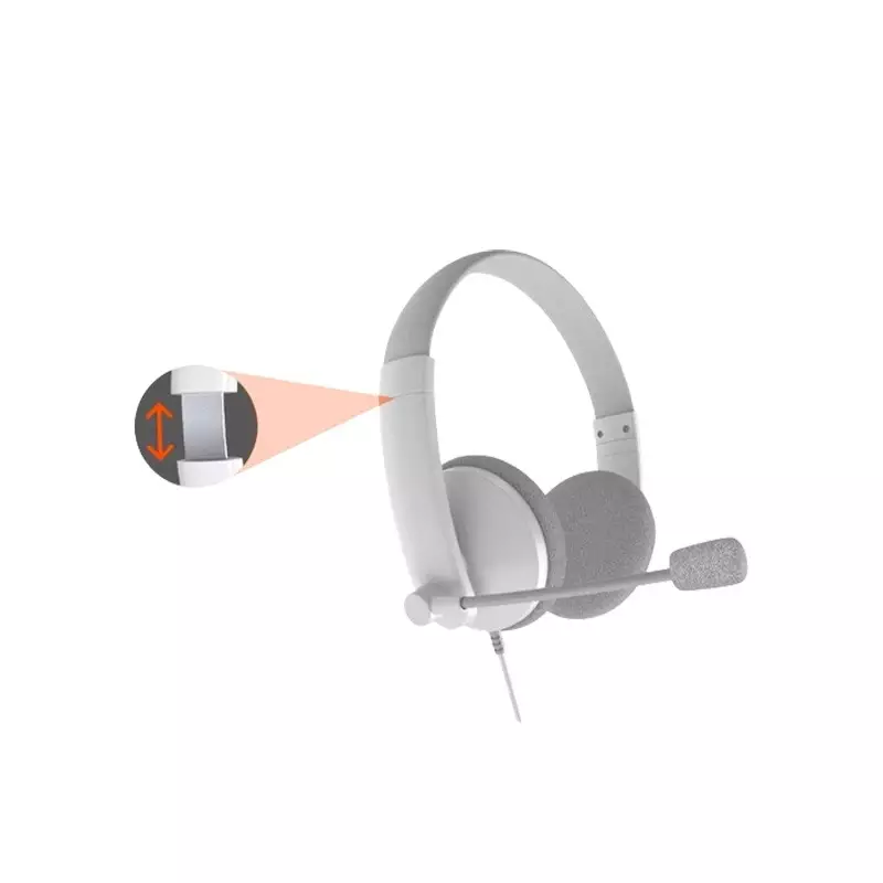 Meetion HP003 3.5mm Telephony Headset (White)-3