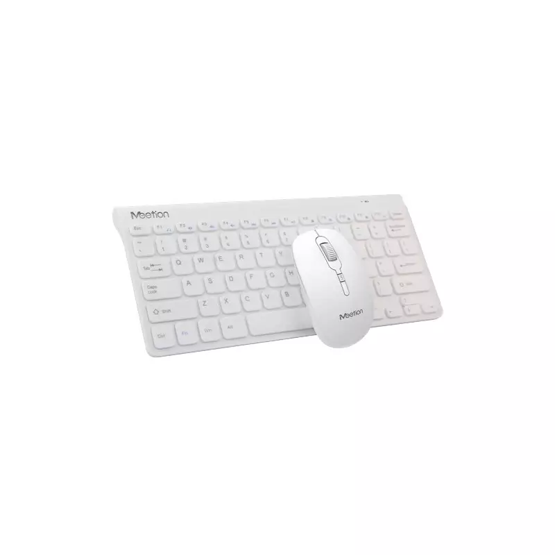Meetion MINI4000  2.4GHz Wireless Keyboard and Mouse Combo White-gallery-2
