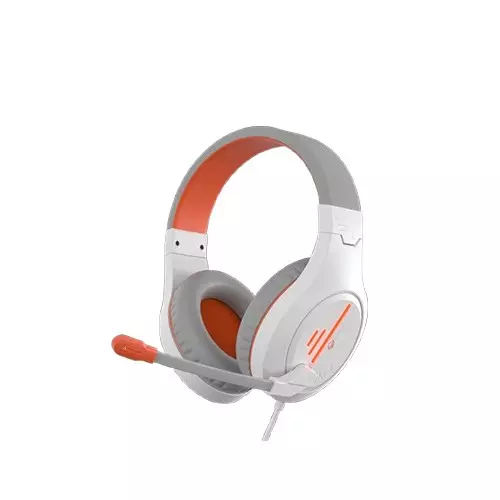 Meetion MT-HP021 Stereo Wired Gaming Headset Orange White - 1