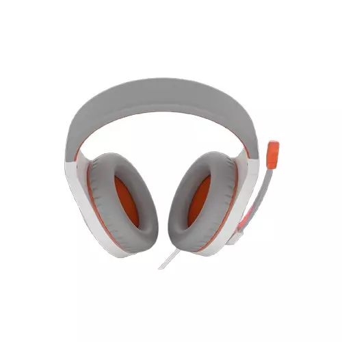 Meetion MT-HP021 Stereo Wired Gaming Headset Orange White - 2