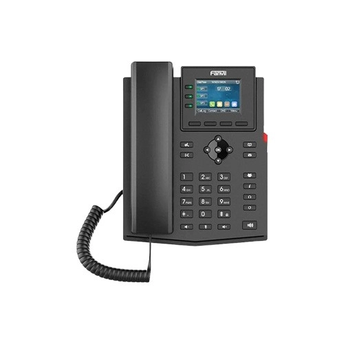 Fanvil X303P 4-SIP Non PoE IP Phone with Adapter
