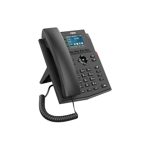 Fanvil X303P 4-SIP Non PoE IP Phone with Adapter - 1