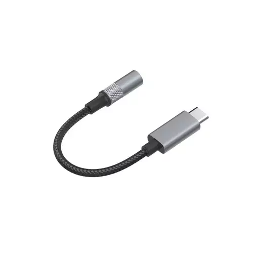 LDNIO LSY80C Type-C to 3.5mm Audio Adapter Cable (Black)-gallery-1