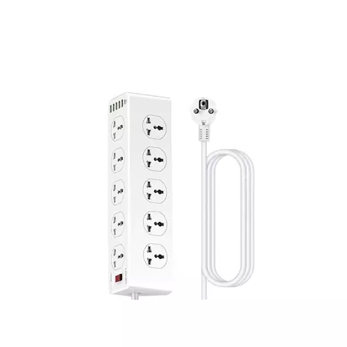 LDNIO SC10610 30W 10 AC Outlets 5 USB Ports 1PD Port Universal Power Strip-1