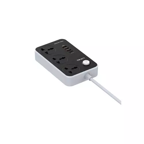 LDNIO SC3412 3 AC Outlets 3  QC 3.0 USB Port Universal Power Strip-gallery-1