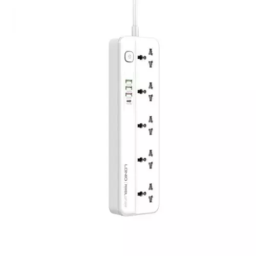 LDNIO SC5415 5 AC Universal Outlets 4 USB Socket Power Strip-1