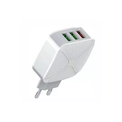LDNIO A3310Q QC3.0 3-Port Wall Charger with Type-C Cable