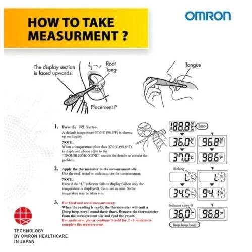 Omron MC-246 Digital Thermometer - 3