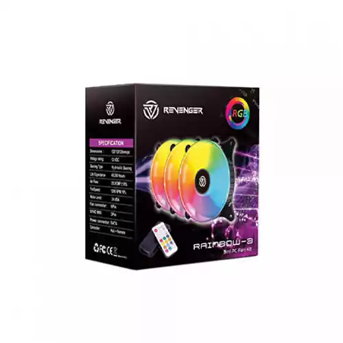 REVENGER RAINBOW-3 3 IN1 ARGB CASE FAN KIT
