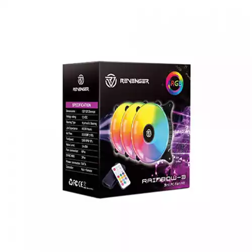 REVENGER RAINBOW-3 3 IN1 ARGB CASE FAN KIT