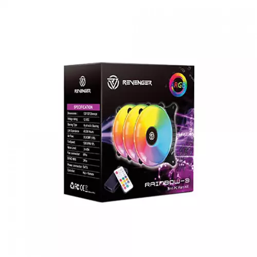 REVENGER RAINBOW-3 3 IN1 ARGB CASE FAN KIT