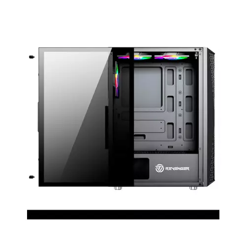 REVENGER SHOCKWAVE MID TOWER RGB GAMING CASE-1