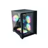 Revenger LEO DYNAMIC Mini Mid Tower ATX Desktop Gaming Case (Black)-2