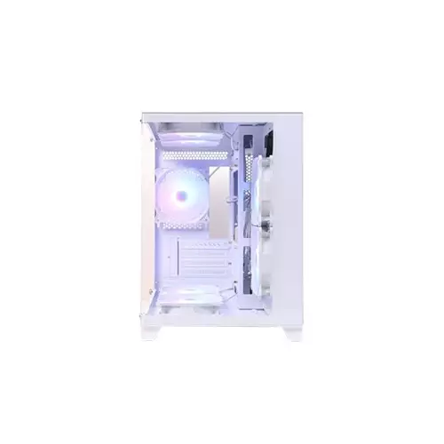 Revenger Base Dynamic Mini Mid Tower Micro ATX ARGB Desktop Gaming Case (white)-3
