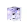Revenger Base Dynamic Mini Mid Tower Micro ATX ARGB Desktop Gaming Case (white)-1